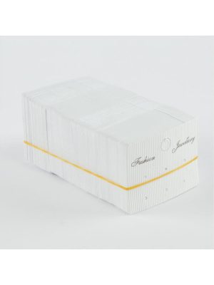 6lı Küpe Kartı-Beyaz