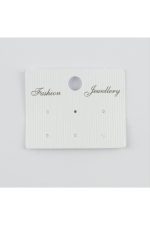 6lı Küpe Kartı-Beyaz - Görsel 2