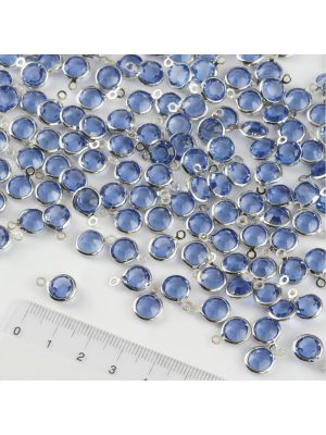 Cam Taş Aparatı 1 Adet 8 MM Tek Kuplu-Açık Mavi