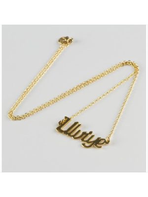 Ulviye İsimli Kolye -Altın Rengi