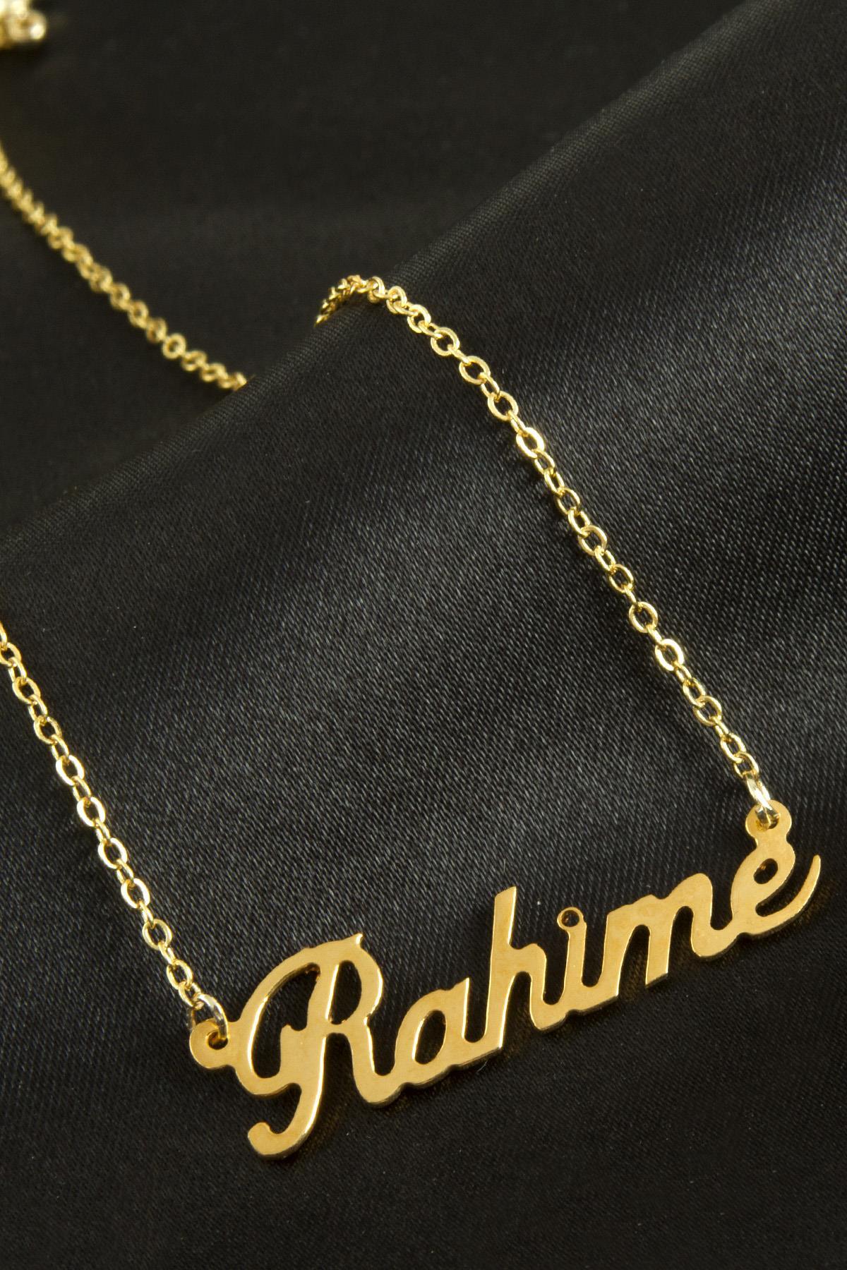 1200599_Rahime-Isimli-Kolye-Kisiye-Ozel-dc1c.jpg Rahime İsimli Kolye -Altın Rengi - Görsel 1