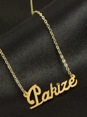 Pakize İsimli Kolye -Altın Rengi