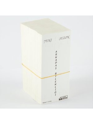 Arkadaşlık Bileklik Kartı-Beyaz