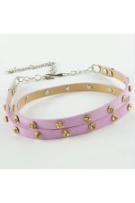 Klasik Deri Taşlı Kemer-Turuncu - Görsel 2