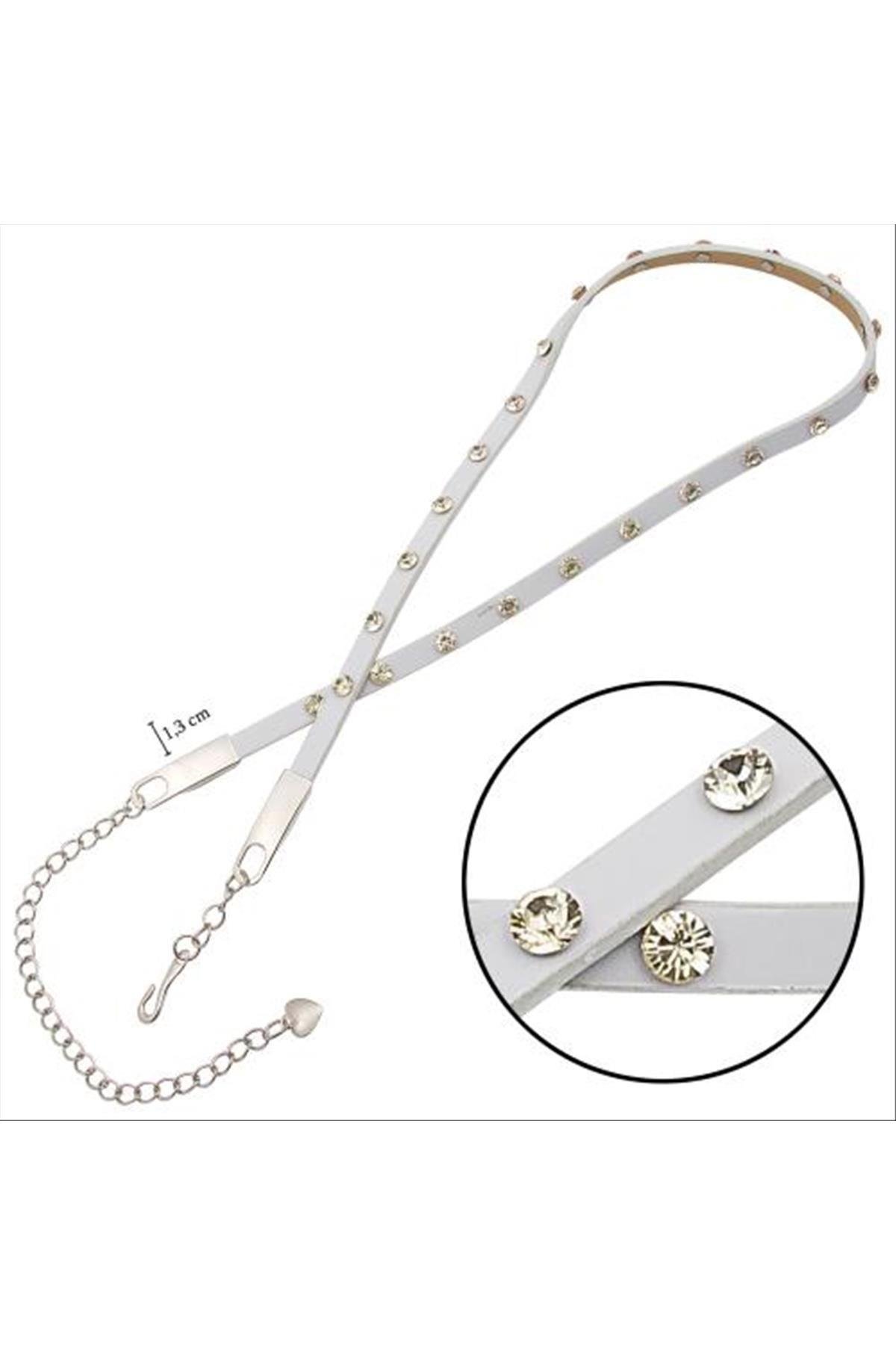 1200631_Klasik-Deri-Tasli-Kemer-6ab2.jpg Klasik Deri Taşlı Kemer-Mavi - Görsel 1