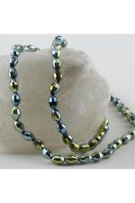 6X8 mm Arpa Kesim Kristal Taş-Yeşil - Görsel 2