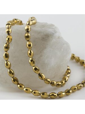 6X8 mm Arpa Kesim Kristal Taş-Yeşil