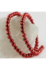 6 mm Fasetli Hematit Taşı-Mavi