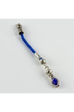 Zirkon Taşlı ÖrmeTesbih Püskülü 1Adet-Kahverengi