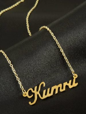 Kumru İsimli Kolye -Sarı