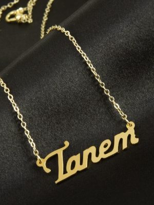 Tanem İsimli Kolye -Sarı