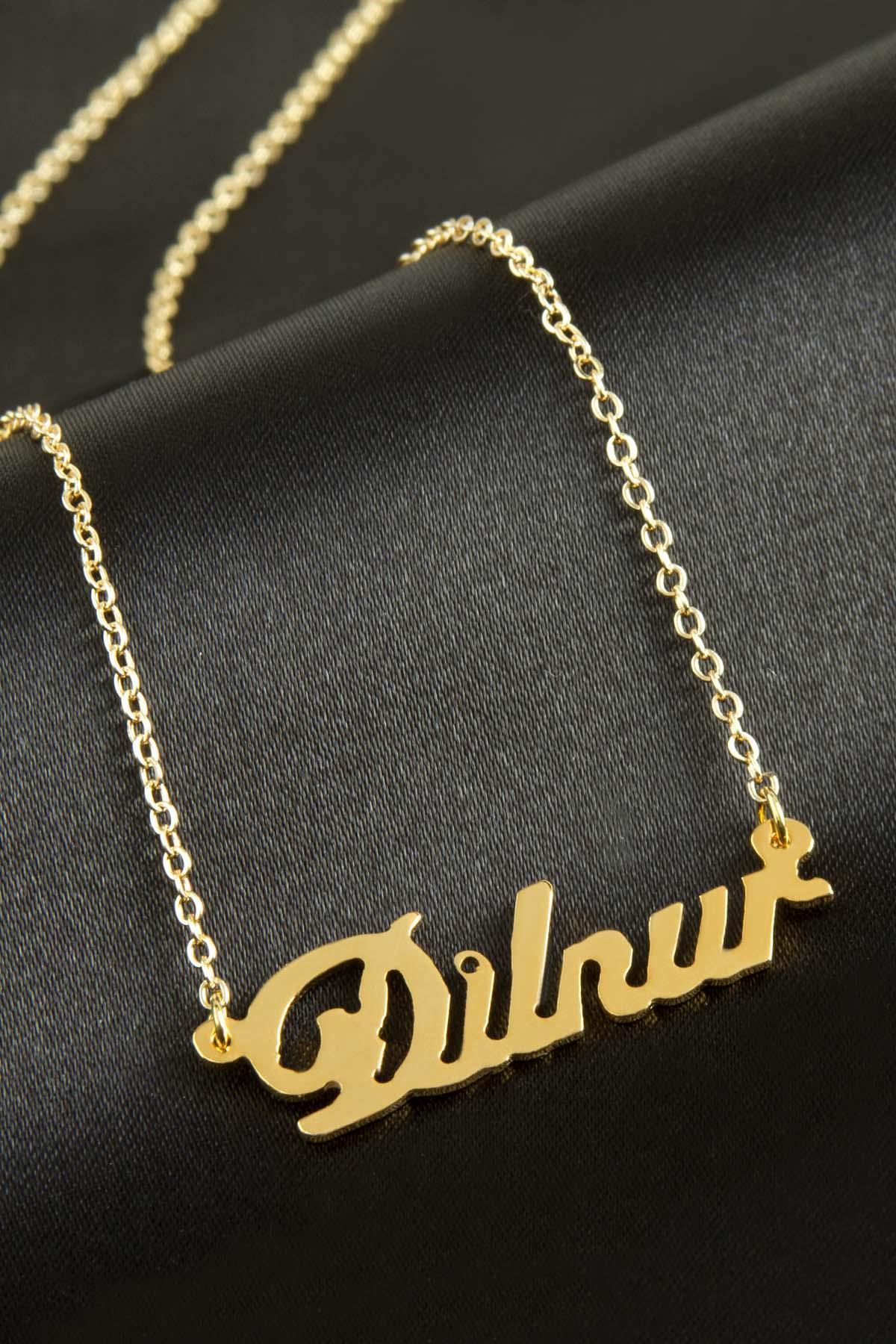 1200697_Dilnur-Isimli-Kolye-Kisiye-Ozel-9d33.jpg Dilnur İsimli Kolye -Sarı - Görsel 1