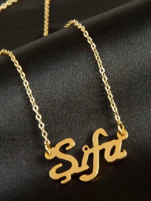 Şifa İsimli Kolye -Sarı