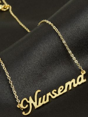 Nursema İsimli Kolye -Sarı