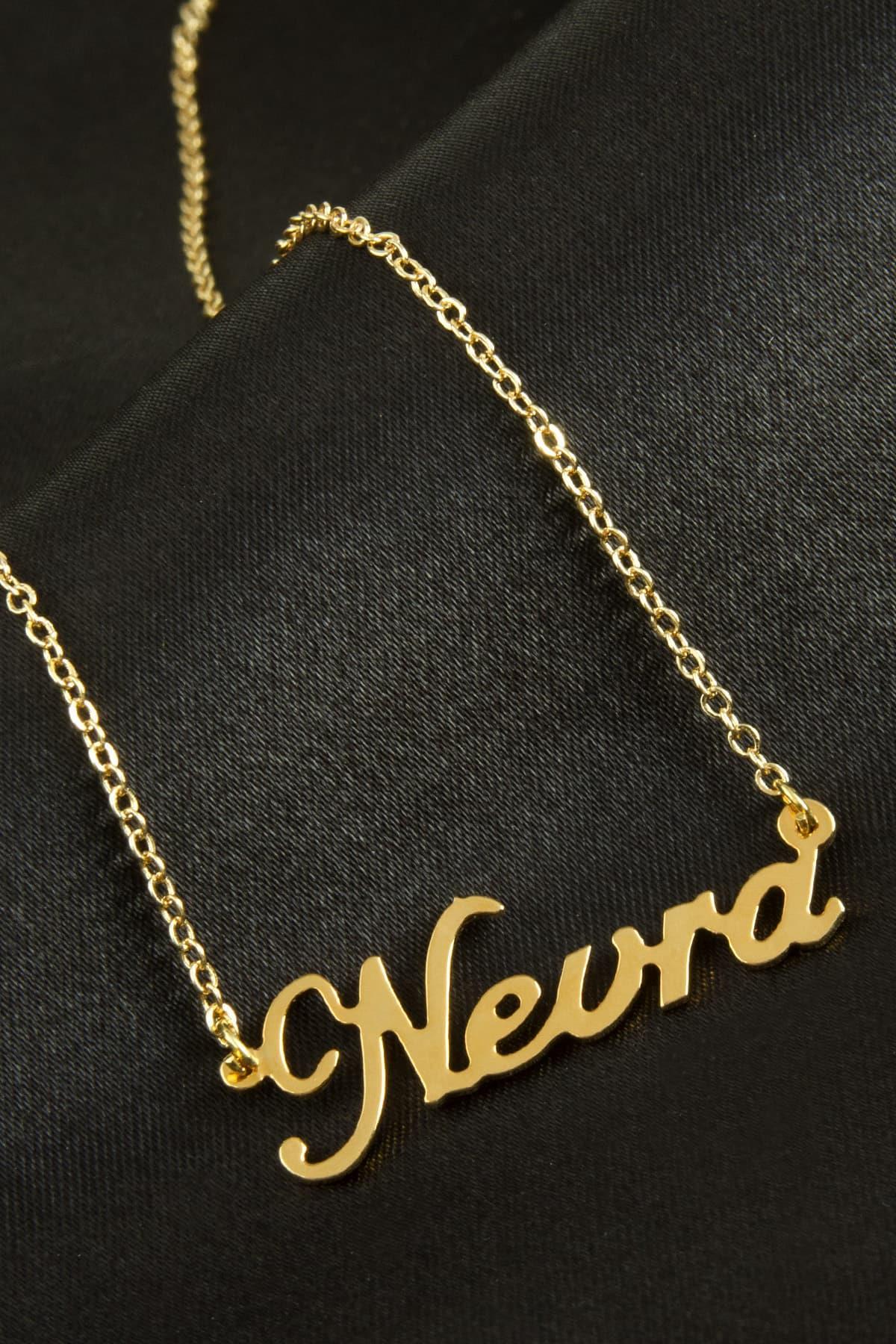 1200707_Nevra-Isimli-Kolye-Kisiye-Ozel-3dc1.jpg Nevra İsimli Kolye -Sarı - Görsel 1