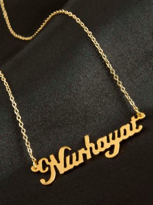 Nurhayat İsimli Kolye -Sarı