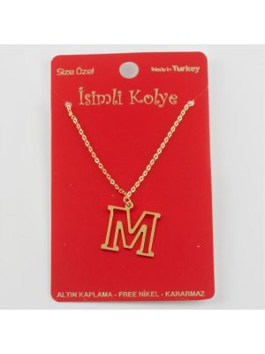 Prinç Harfli Kolye-M