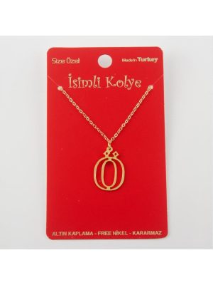Prinç Harfli Kolye-Ö