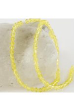 4X4 mm Arpa Kesim Kristal Taş-Sarı-1 - Görsel 2