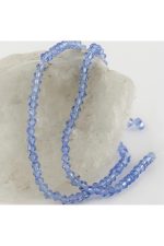 4X4 mm Arpa Kesim Kristal Taş-Açık Mavi - Görsel 2