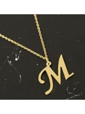 Prinç Harfli Kolye-M
