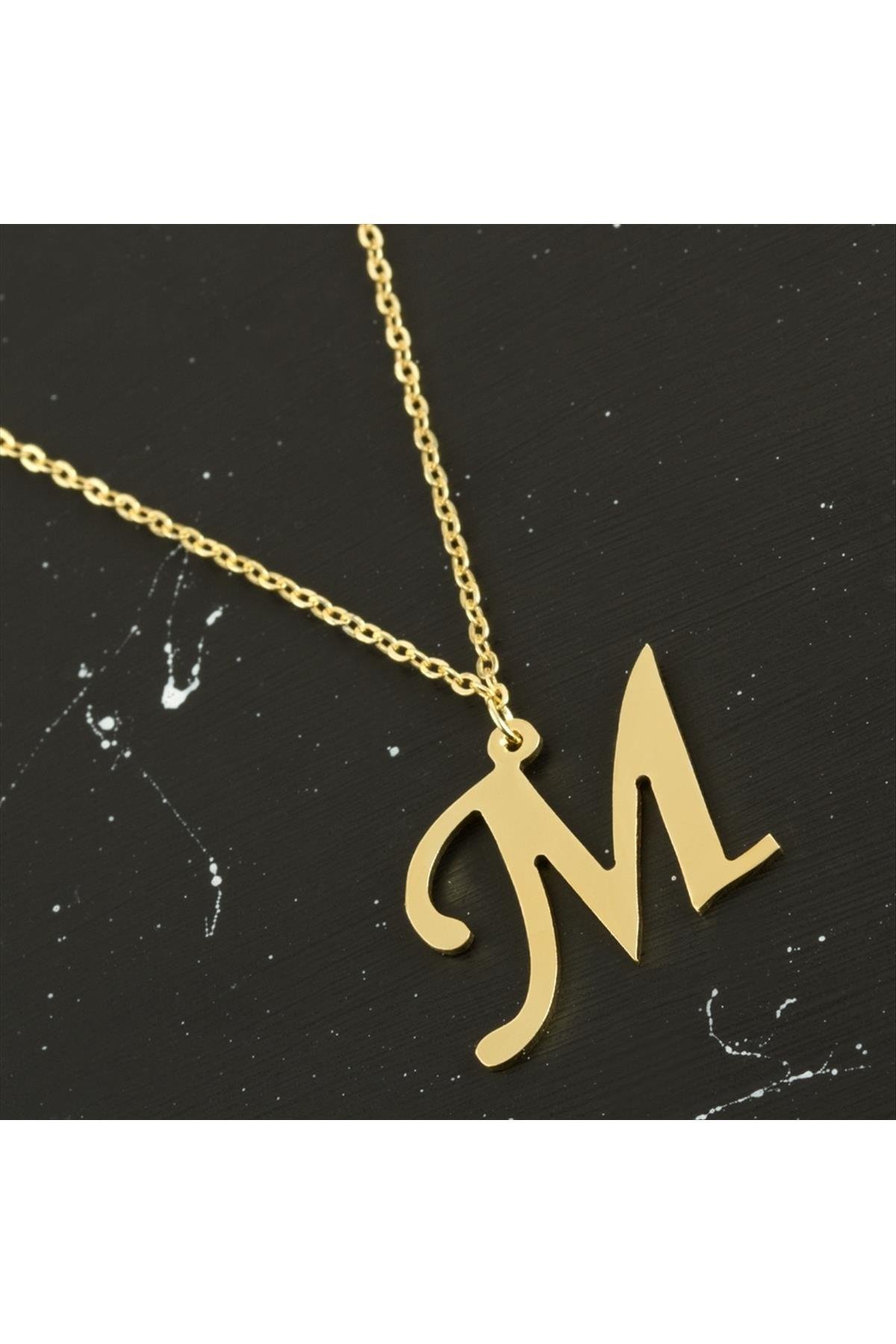 1200743_Princ-Harfli-Kolye-ce93.jpg Prinç Harfli Kolye-M - Görsel 1