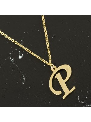 Prinç Harfli Kolye-P