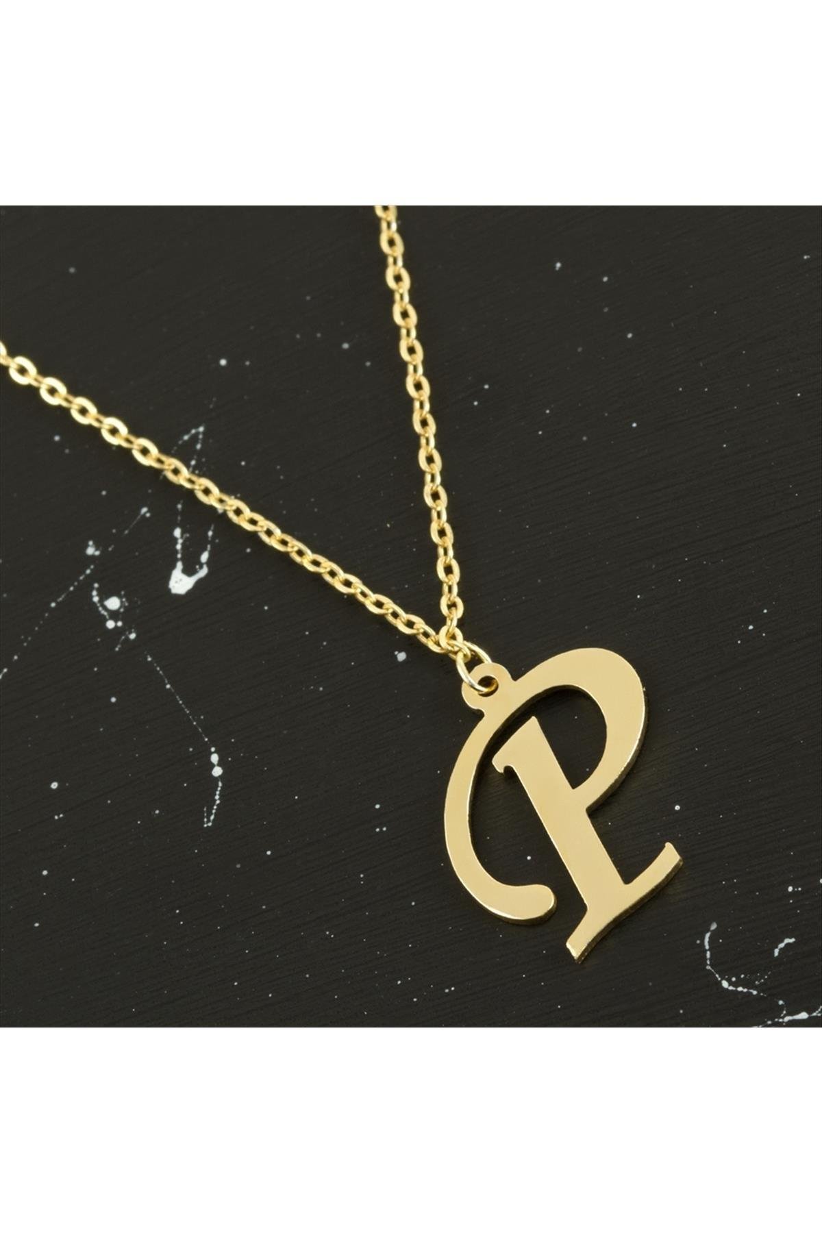 1200744_Princ-Harfli-Kolye-0810.jpg Prinç Harfli Kolye-P - Görsel 1