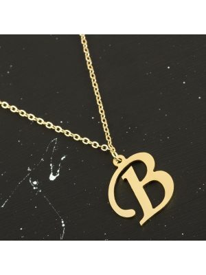 Prinç Harfli Kolye-B