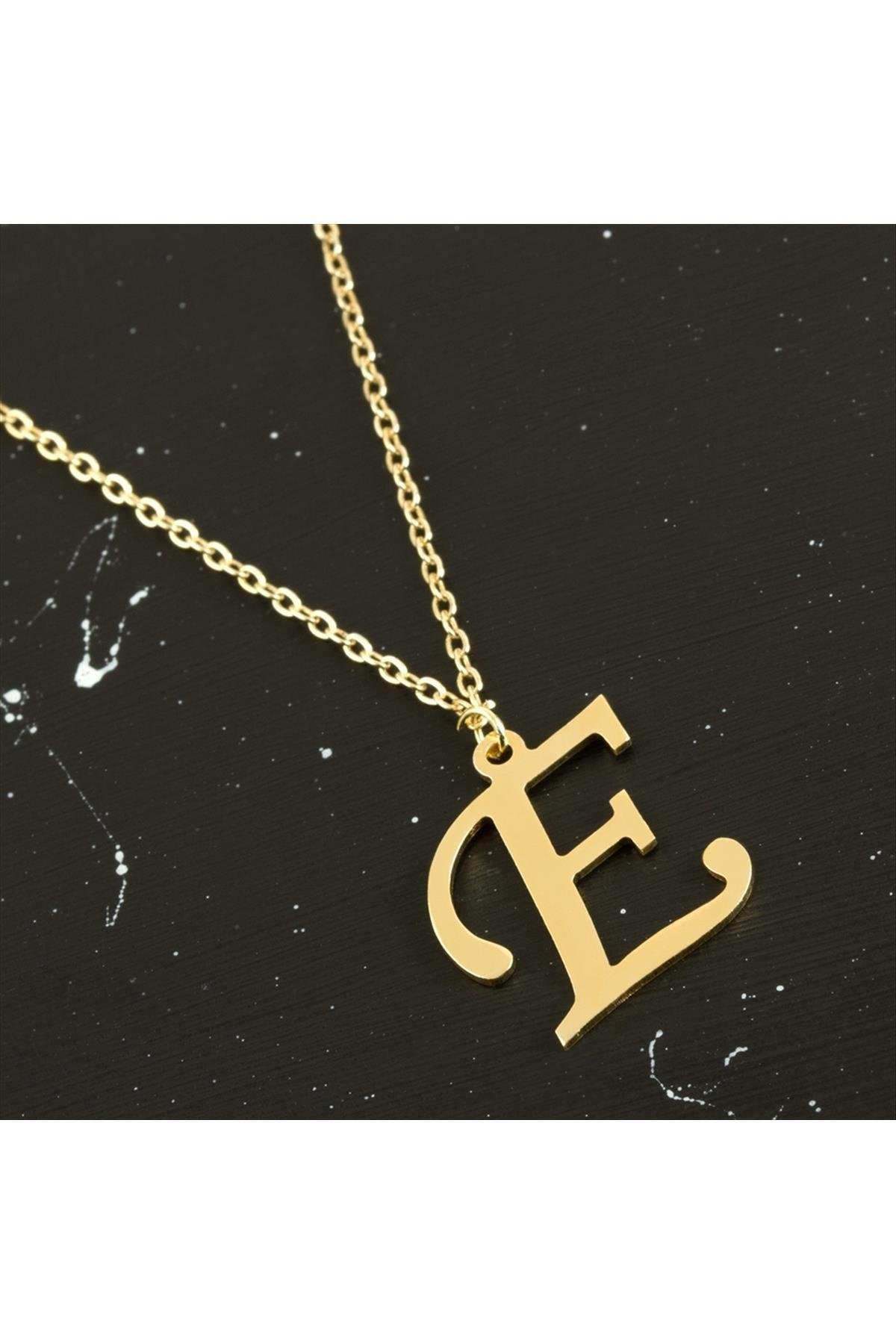 1200747_Princ-Harfli-Kolye-9936.jpg Prinç Harfli Kolye-E - Görsel 1