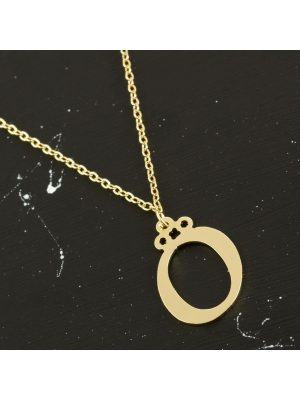 Prinç Harfli Kolye-Ö