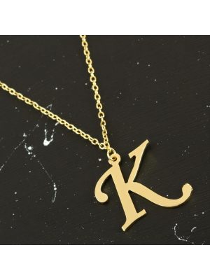 Prinç Harfli Kolye-K