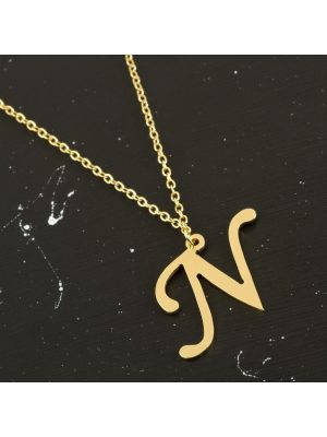 Prinç Harfli Kolye-N