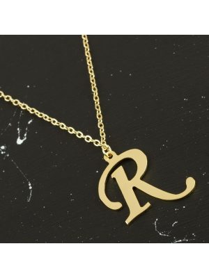 Prinç Harfli Kolye-R