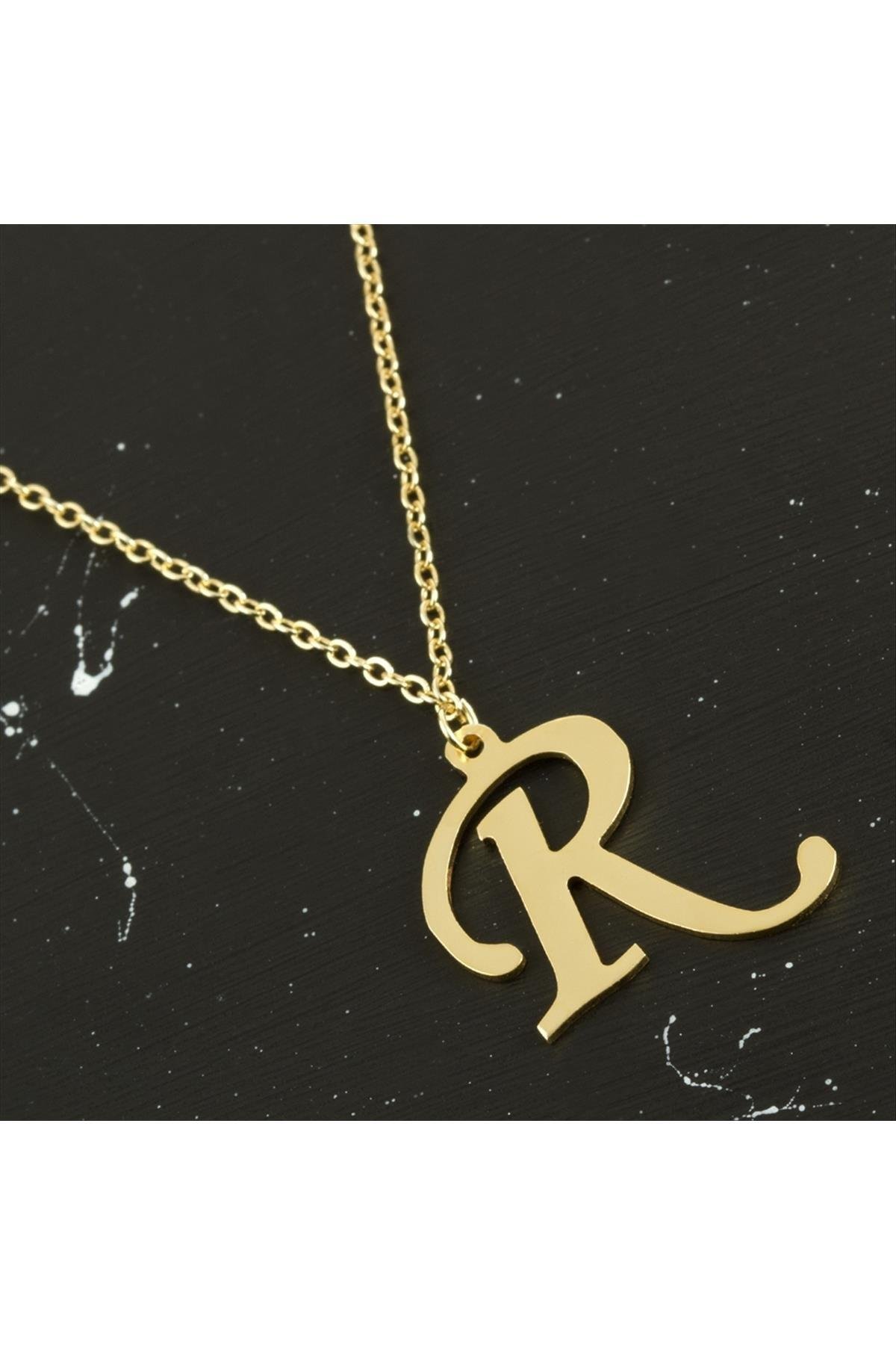 1200760_Princ-Harfli-Kolye-de72.jpg Prinç Harfli Kolye-R - Görsel 1