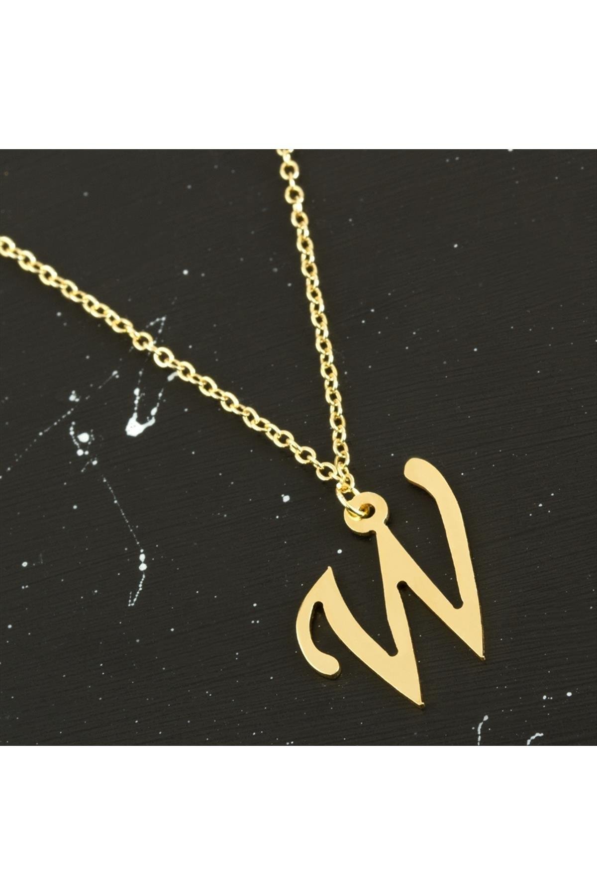 1200762_Princ-Harfli-Kolye-47ee.jpg Prinç Harfli Kolye-W - Görsel 1