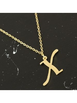 Prinç Harfli Kolye-X