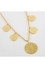 Beşi Bir Yerde İmitasyon Kolye-Sarı - Görsel 2