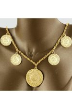 Beşi Bir Yerde İmitasyon Kolye-Sarı