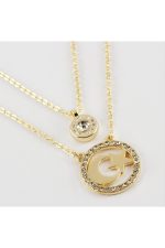 Ay Yıldız Figürlü Yeni Sezon İkili Kolye-Sarı