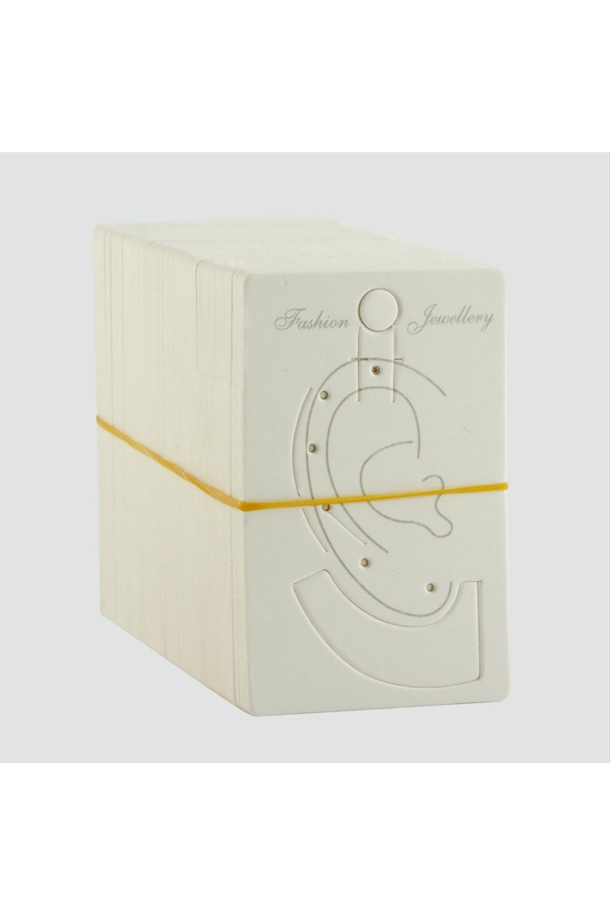 1200784_Kikirdak-Kupe-Karti-Buyuk-100-Adet-5cc5.jpg Kıkırdak Küpe Kartı Büyük 100 Adet-Beyaz - Görsel 3