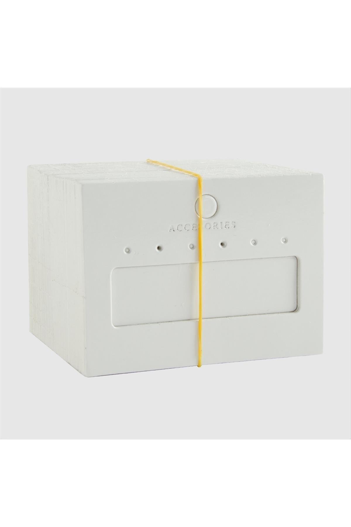 1200796_6-Delikli-Kupe-Karti-100-Adet-872e.jpg 6 Delikli Küpe Kartı 100 Adet-Beyaz - Görsel 1