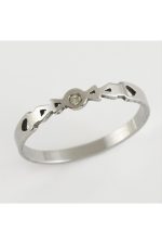 Ok Lüks Çelik Yüzük-Gümüş Rengi - Görsel 2