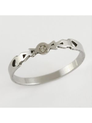 Ok Lüks Çelik Yüzük-Gümüş Rengi