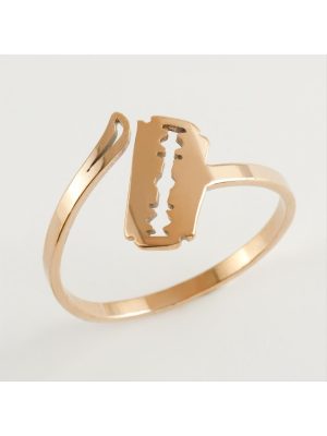 Jilet Lüks Çelik Yüzük-Bronz