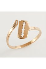 Jilet Lüks Çelik Yüzük-Bronz