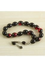 17li Oval Şakşak Tesbih-Bordo