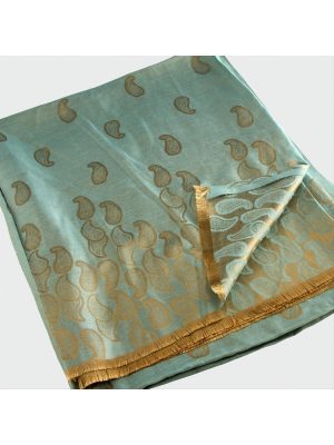 Desenli Eşarp Şal-Yeşil