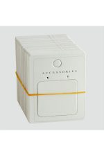 Pencereli Lüx Küpe Kartı 100 Adet-Beyaz - Görsel 2