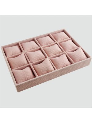 12li Anfora Kumaş Yastıklı Tabla-Pembe